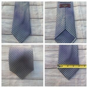 LUGANO Italia Mens silk Tie 
EUC